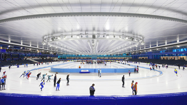Cementgebonden industriële gietvloer Thialf Heerenveen