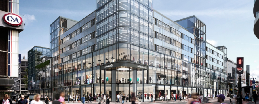 Vloerrenovatie betonvloer De Bijenkorf in Utrecht