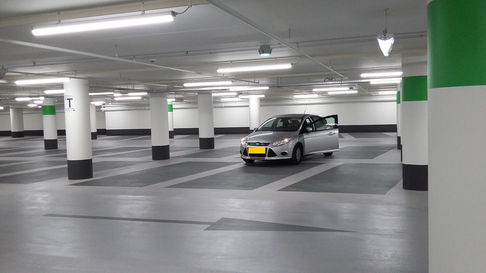 Egalisatie parkeergarage vloeren Hoog Catharijne